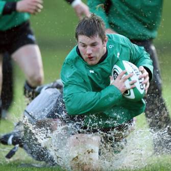 Ireland Squad Training At The University Of Limerick, Wednesday, November 4, 2009