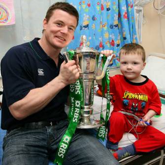 Declan Kidney And The Players Visit Our Lady’s Children’s Hospital, Crumlin, Dublin, Friday, March 27, 2009