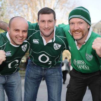 Fans Gathering In Cardiff For Wales v Ireland Match, Friday, March 20, 2009