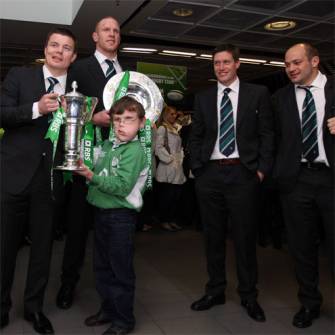 Ireland Squad’s Arrival Home At Dublin Airport, Sunday, March 22, 2009