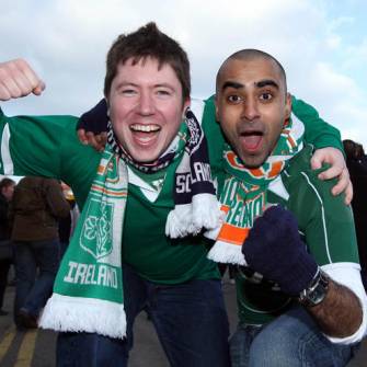 Fans At Scotland v Ireland, Murrayfield, Saturday, March 14, 2009