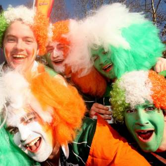 Ireland Fans In Rome, 2009 RBS 6 Nations, Sunday, February 15, 2009