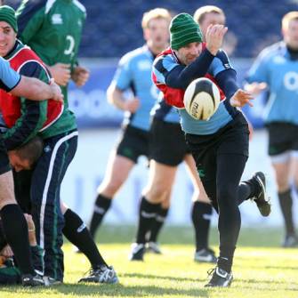 Ireland Squad Training, The RDS, Tuesday, February 10, 2009