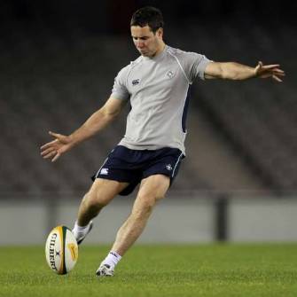 Ireland Kicking Practice At Telstra Stadium, Melbourne, Friday, June 13, 2008