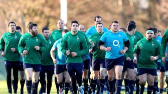Ireland Squad Training Session At Carton House, Maynooth, Tuesday, February 4, 2014