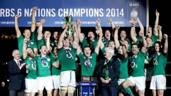 Ireland Post-Match Celebrations At Stade De France, Paris, Saturday, March 15, 2014