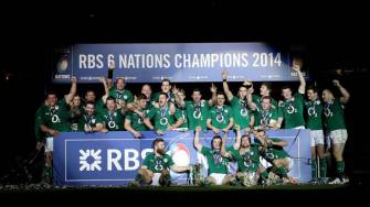 Ireland Post-Match Celebrations At Stade De France, Paris, Saturday, March 15, 2014