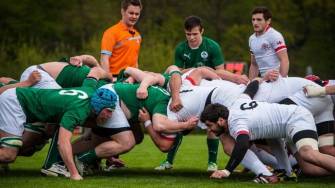 Ireland Under-18 Schools XV 20 Georgia Under-18s 10, Opalenica, Poland, Friday, April 11, 2014