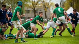 France Under-18s 11 Ireland Under-18 Schools XV 24, Plewiska, Poland, Tuesday, April 15, 2014