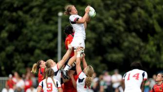 WRWC 2017: USA Women 43 Spain Women 0, UCD Bowl, Sunday, August 13, 2017