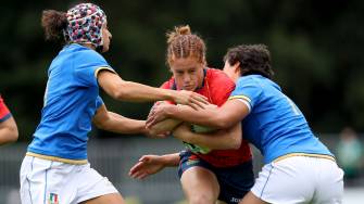 WRWC 2017: Italy Women 8 Spain Women 22, UCD Bowl, Thursday, August 17, 2017