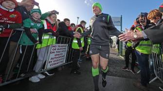 Ireland Open Training Session At Buccaneers RFC, Dubarry Park, Athlone, Thursday, February 15, 2018