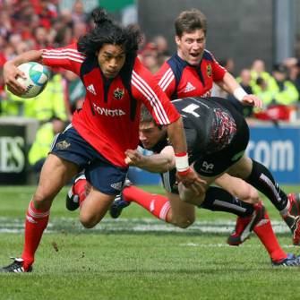 Munster 43 Ospreys 9, Thomond Park Stadium, Sunday, April 12, 2009