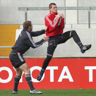 Munster Squad Training At Thomond Park, Tuesday, October 12, 2010