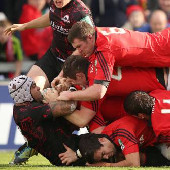 Munster 33 Edinburgh 0, Thomond Park, Sunday, October 21, 2012