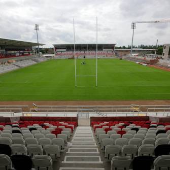 Redevelopment Work Continues At Ravenhill Stadium, Belfast, Tuesday, August 20, 2013
