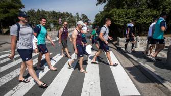 Ireland Squad Visit Hamamatsu Beach, Shizuoka, Japan, Friday, June 16, 2017