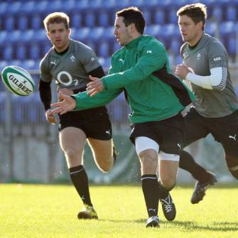 Ireland Squad Training At Donnybrook Stadium, Tuesday, November 10, 2009