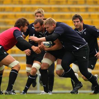 Ireland Captain’s Run Session At Rotorua International Stadium, Rotorua, Thursday, June 17, 2010