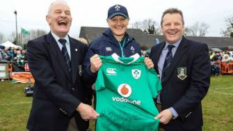 Irish Rugby TV: Ireland Squad Visit Monaghan RFC