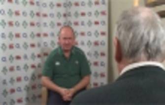 Declan Kidney in interview with Jim Sherwin about his first 6 Nations team