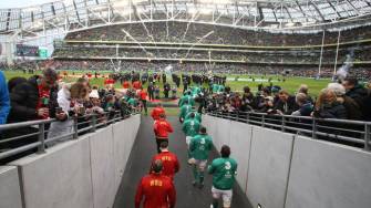 Irish Rugby TV: Ireland v Wales Aviva Tunnel Cam