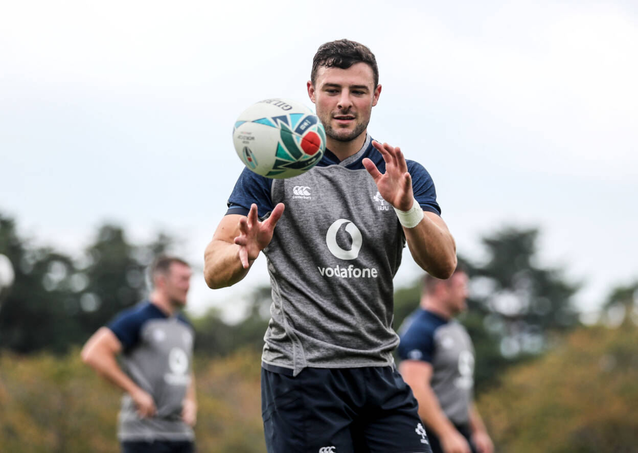 Ireland Rugby Squad Training, Shirouzuoike Park, Fukuoka, Japan 7/10/2019 Robbie Henshaw Mandatory Credit ©INPHO/Dan Sheridan