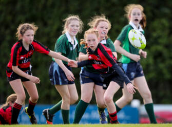 Aviva Mini Rugby Festival, Bangor RFC, Bangor, United Kingdom 12/10/2019 Gracehill vs City of Armagh Mandatory Credit ©INPHO/Oisin Keniry