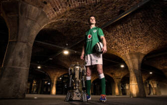 2020 Guinness Six Nations Championship Launch, Tobacco Dock, London, England 22/1/2020 Ireland captain Jonathan Sexton Mandatory Credit ©INPHO/Billy Stickland