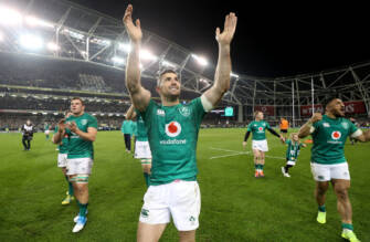 Rob Kearney celebrates after the game 17/11/2018