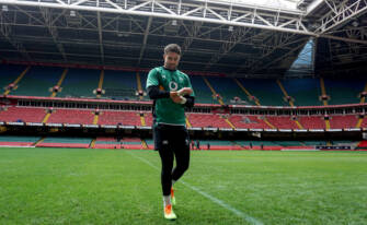 Ireland Captain’s Run In Cardiff