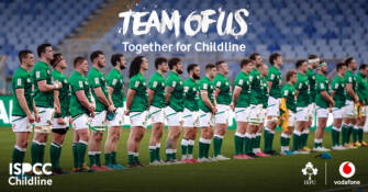Vodafone and IRFU supporting ISPCC Childline