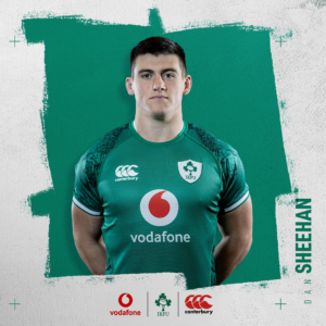 Dan Sheehan Ireland HeadShot