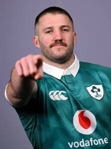 25 January 2026; Stuart McCloskey during an Ireland squad portrait session at the IRFU High Performance Centre in Dublin. Photo by Ramsey Cardy/Sportsfile