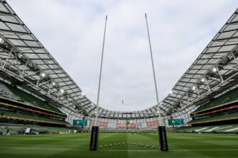A view of the Aviva Stadium ahead of the game 11/2/2023