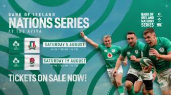 Bank of Ireland Nations Series Tickets On Sale Now