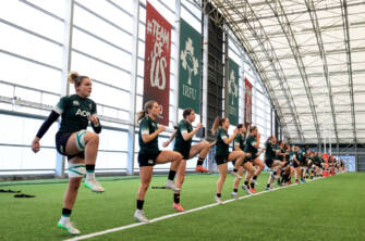 A view of the team during training 8/4/2025