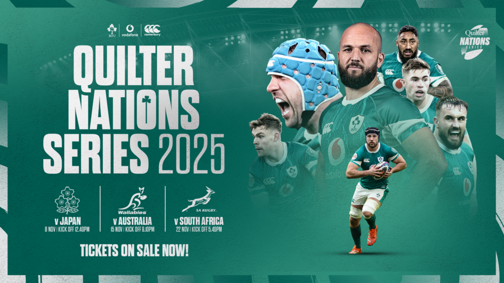 Irish Rugby | Ireland’s November International Tickets On Sale Today