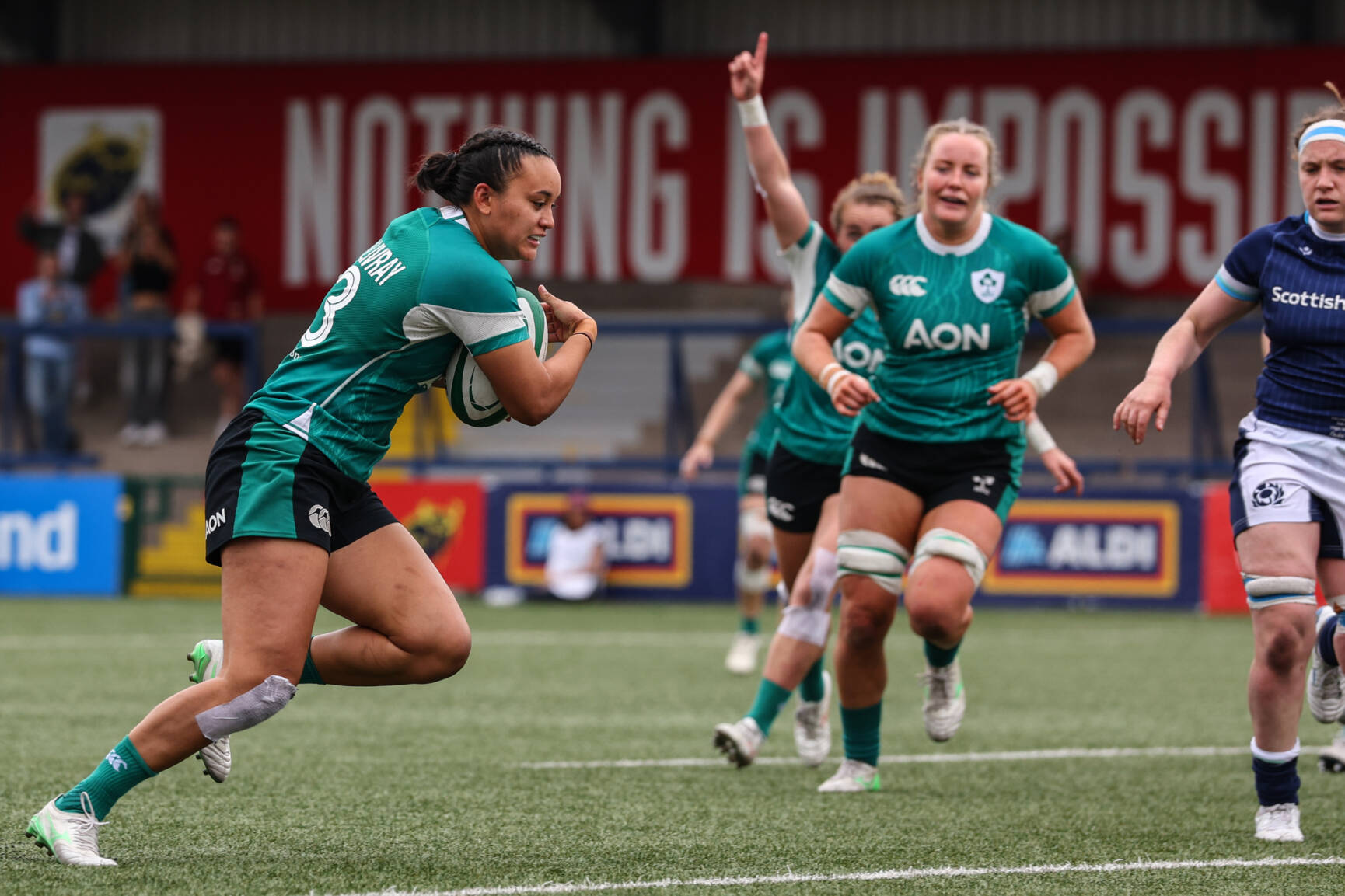 Five-Try Ireland Finish On Top Against Scotland