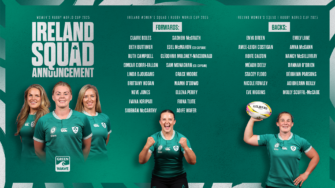 The Ireland squad for the Women's Rugby World Cup 2025
