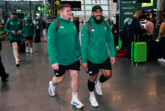 Tadhg Furlong and Bundee Aki 21/10/2025 Tadhg Furlong and Bundee Aki 21/10/2025