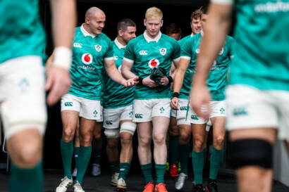 Jacob Stockdale, Jamie Osborne and Sam Prendergast 7/11/2025