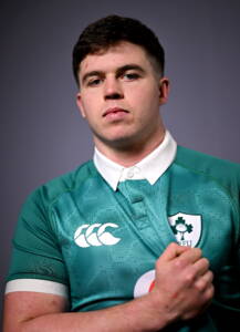 25 January 2026; Billy Bohan during an Ireland squad portrait session at the IRFU High Performance Centre in Dublin. Photo by Ramsey Cardy/Sportsfile