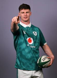 25 January 2026; Darragh Murray during an Ireland squad portrait session at the IRFU High Performance Centre in Dublin. Photo by Ramsey Cardy/Sportsfile