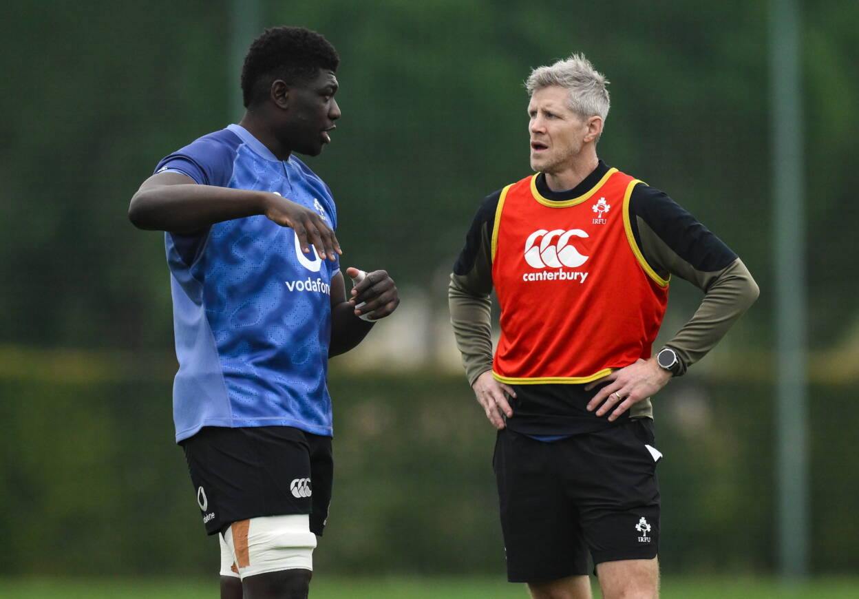 Ireland Rugby Squad Training and Media Conference