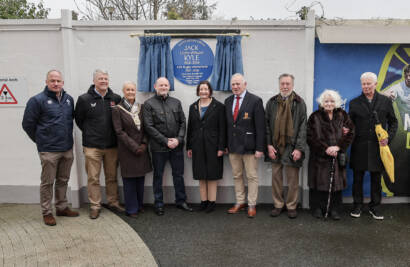Ulster Rugby Honours Jack Kyle With Blue Plaque At Affidea Stadium
