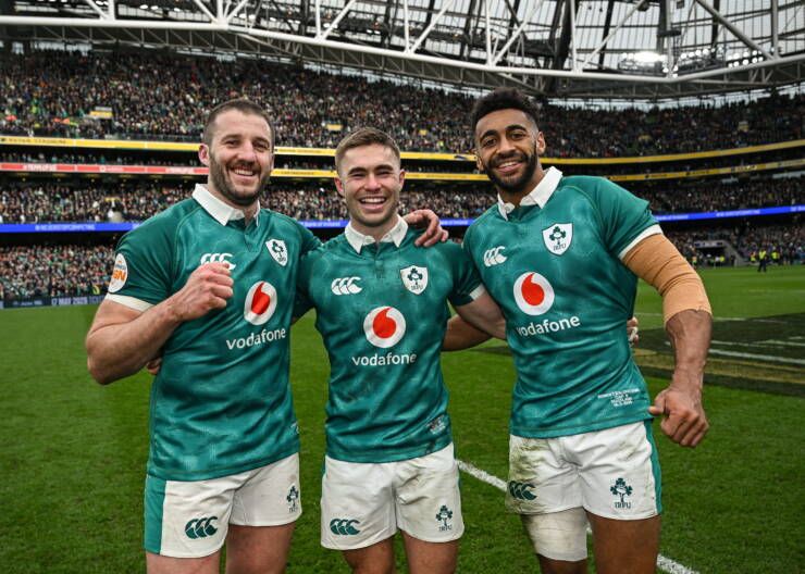 Highlights Of Ireland’s Six Try Triple Crown Win