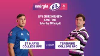 Energia AIL Men’s Semi Finals Live On IrishRugby+