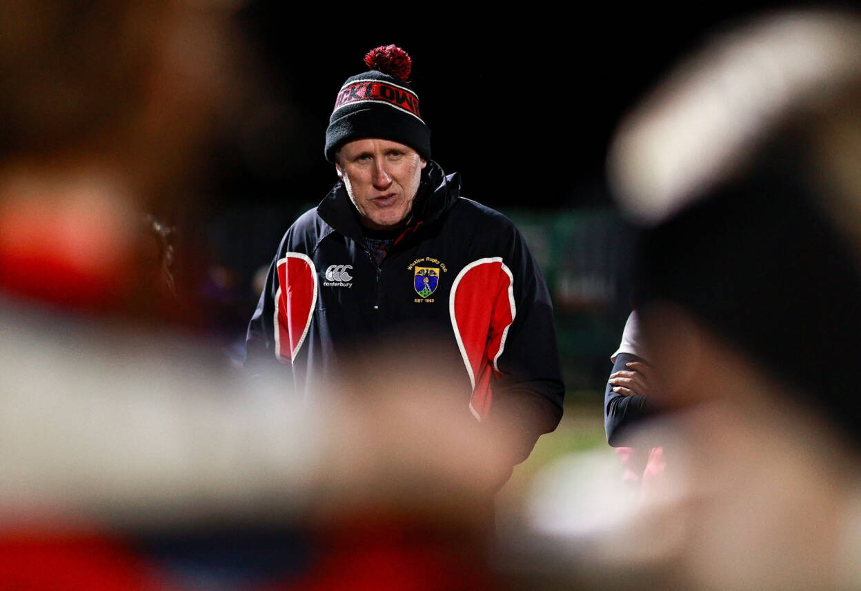 Wicklow head coach Jason Moreton