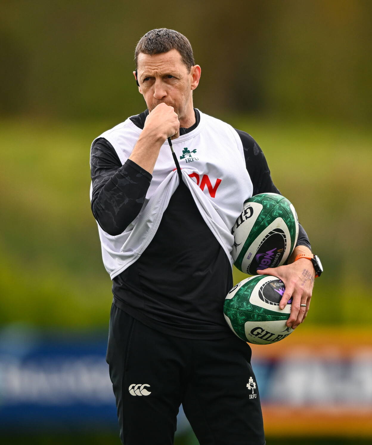 Ireland head coach Scott Bemand at training